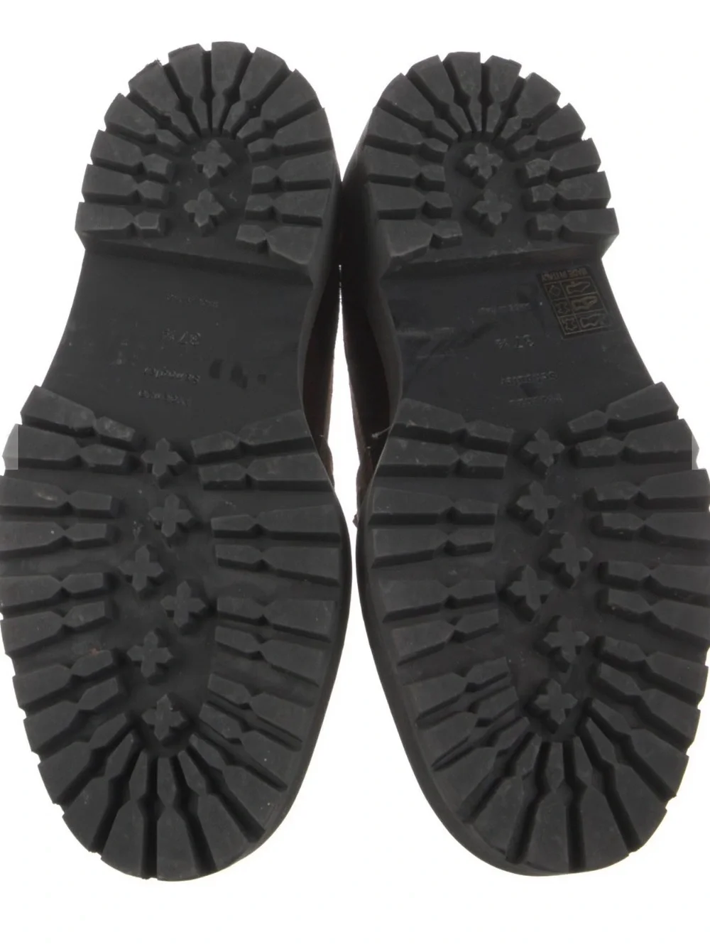Proenza Schouler Chunky Brown Suede Penny Loafers